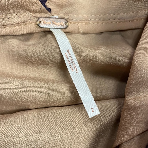 Free People Night Shimmers Mini Dress-Purple-Size 2 - Picture 9 of 11